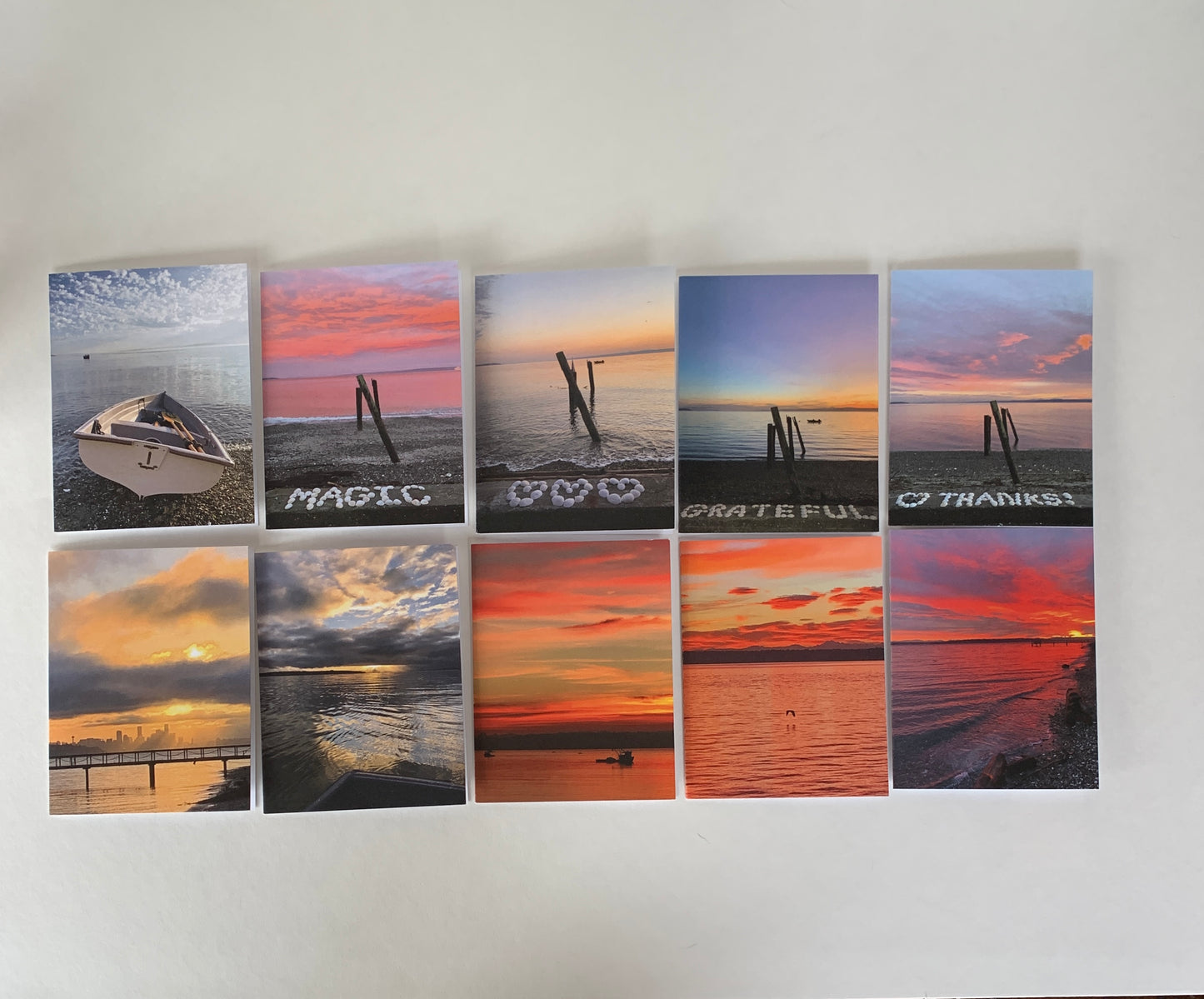 Sunrise + Shell Greeting Card - 10 Pack